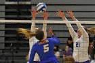 VB vs WSU  Wheaton Women's Volleyball vs Worcester State University. - Photo by Keith Nordstrom : Wheaton, Volleyball